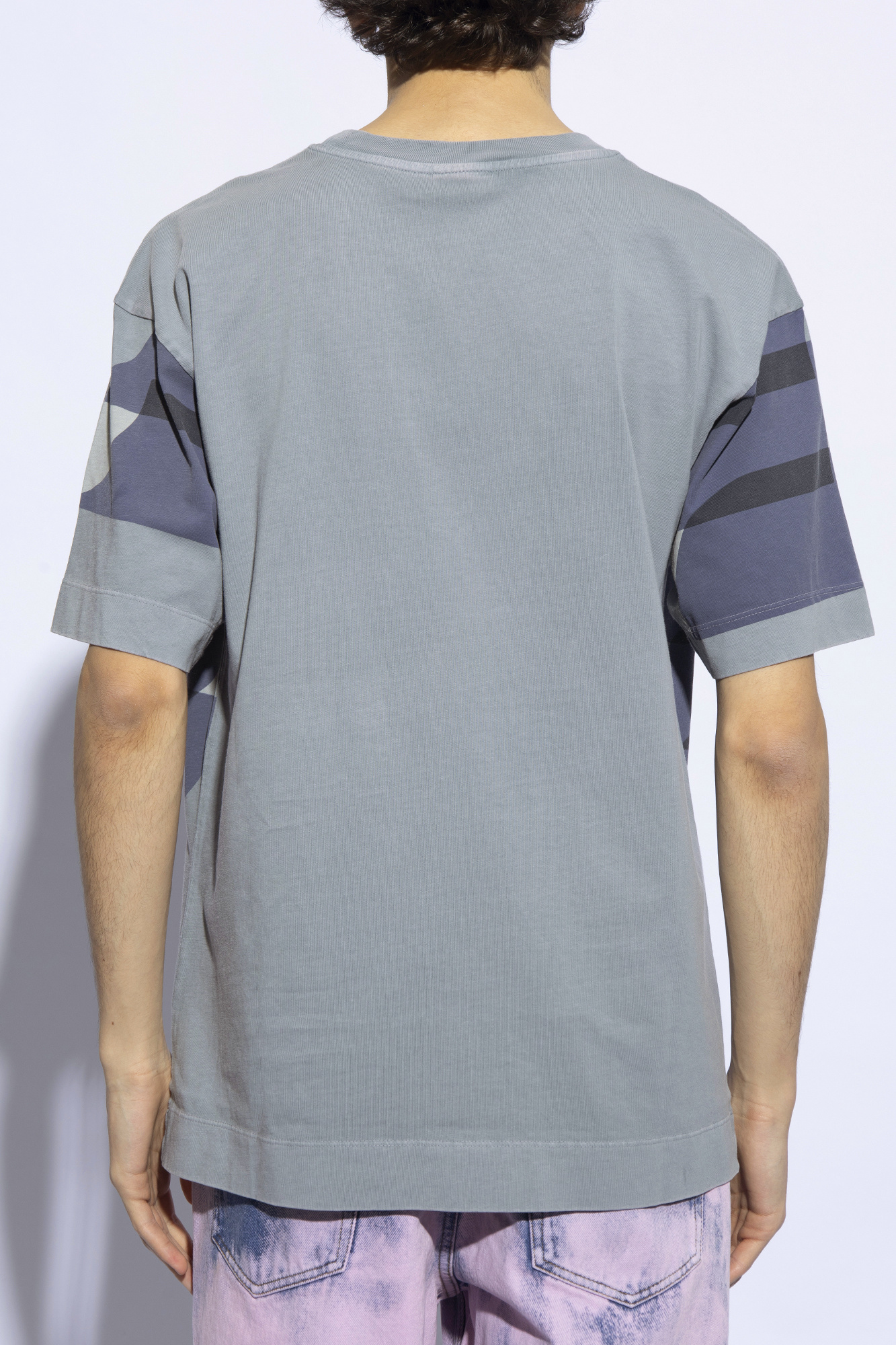 【関税込み】Dries Van Noten グレー グラフィックシャツ グレー（灰色）系 XL以上 Dries Van Noten(ドリス ヴァン